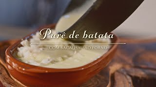 Purê de batata com bacalhau ao forno  Receitas SOCOCO [upl. by Nyleuqcaj760]