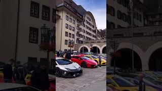 This is how millions dollars cars look like☺️lamborghinni porsche maclaren subscribe [upl. by Estele]