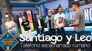 Leo Harlem y Santiago Segura protagonizan un teléfono escacharrado rumano  El Hormiguero [upl. by Heiner]