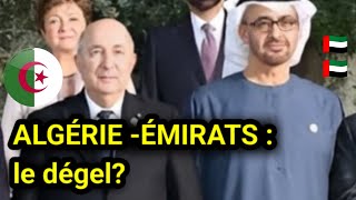 🇩🇿🇦🇪 Algérie et Émirats  La Rencontre Décisive pour Réparer les Relations [upl. by Anitnatsnok]