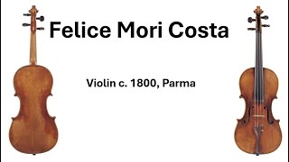 Felice Mori Costa  Violin Maker from Parma [upl. by Zeni738]