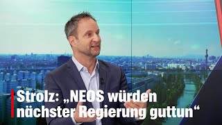 Strolz „NEOS würden nächster Regierung guttun“  kronetv NACHGEFRAGT [upl. by Ammeg]