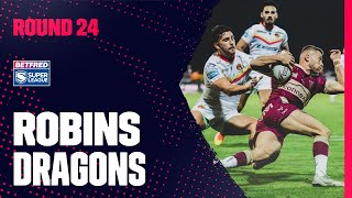 Highlights  Hull KR v Catalans Dragons Round 24 2023 Betfred Super League [upl. by Surtemed215]