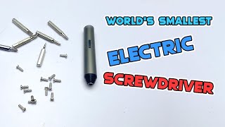 I made the worlds smallest electric screwdriver at home [upl. by Mcleod]