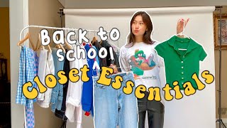 Back to School Closet Essentials📚  A Guide to Back to School Outfits [upl. by Orlanta]