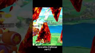 lava spike challenge part 2 smashbros smash shorts [upl. by Embry731]