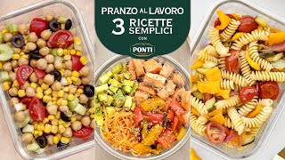 3 IDEE FACILI PER IL PRANZO AL LAVORO Ricetta Facile  Fatto in Casa da Benedetta [upl. by Burns557]