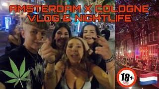 🇳🇱Amsterdam amp Cologne Mega Vlog  Nightlife Exploring Attractions Netherlands amp Germany 2024 4K [upl. by Nyrb]