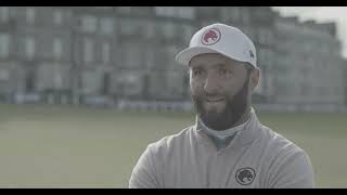 Jon Rahm Alfred Dunhill Links and hickory clubs [upl. by Llatsyrc]