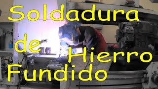 Soldadura con Electrodo Revestido de Hierro Fundido [upl. by Nytsirc]