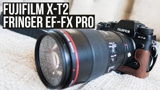 Краткий обзор Fringer Pro EFFX Pro с FUJIFILM XT2 и объективами для canon [upl. by Stoddart]