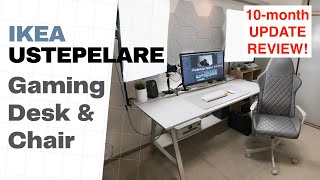 Ikea UTESPELARE Gaming Desk 10month Update Review  Canon EOSM Crop Mood [upl. by Skip]