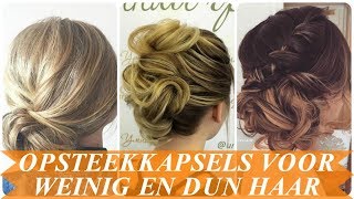 Opsteekkapsels voor weinig en dun haar [upl. by Anahoj]