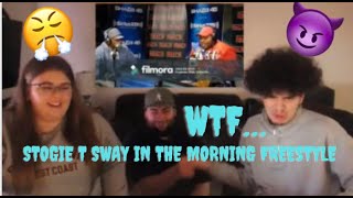 Stogie T freestyle On Sway In The Morning REACTION HE IS FIRE [upl. by Gone]