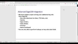 Check out Sage CRM Integrated with Sage 100 [upl. by Cartwright]