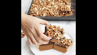 Snyders of Hanover Peanut Butter Pretzel Bars [upl. by Esdnil915]