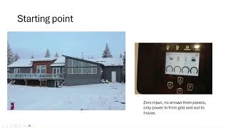 Solar panel snow clearing and electricity generation test [upl. by Nealson680]