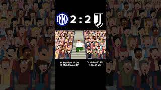 Serie A 2425 Sunday Matchday Inter vs Juventus 44 What a Game thriller at San Siro Meme [upl. by Robma]