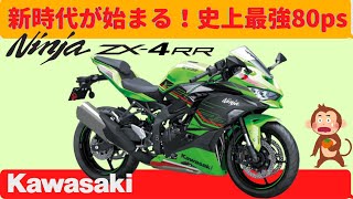 【Ninja ZX4RR】ZX25RRZX6Rと比較！遂に四気筒400ccが本当に復活実車お披露目【2023年発売】 [upl. by Picardi273]