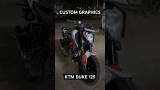 CUSTOM GRAPHICS  KTM DUKE 125  JODHPUR [upl. by Connett]