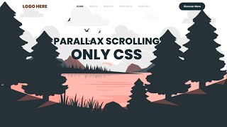 Parallax Scrolling Website Using HTML CSS  MA Developer [upl. by Elletnuahc]