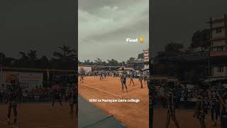 Final 🏆 SDM vs Narayan Guru college manglore  Inter zone University volleyball championship [upl. by Yazbak799]