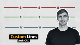 ArchiCAD Tutorial Create custom lines  The EASY way [upl. by Nodmac]