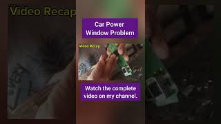 Best solution car power window not working Power window switch not working DIY Car Repair [upl. by Annuahs]