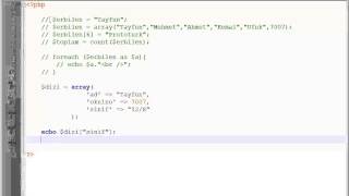 Phpde Diziler Bölüm 1  Ders 15 [upl. by Becca]
