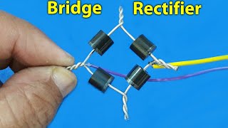 Rectifier quotHalfWaveFullWaveFullwave Bridgequot [upl. by Olzsal427]