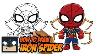 How To Draw Iron Spider  Spiderman Far From Home [upl. by Calva]