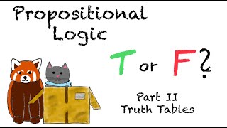 Propositional Logic Part 2  Truth Tables [upl. by Shayn]