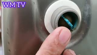 How to clean water inlet valve filter Haier Top Loading Fully Automatic Washing Machine HWM 1501678 [upl. by Pace]