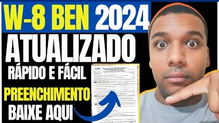 W8BEN PARA 2024 ATUALIZADO  Pessoa Física FORMULÁRIO W8BEN GRINGA COMO PREENCHER FORMULÁRIO [upl. by Yhtuv]