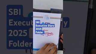 SBI Executive Diary Folder 2025branding sbi diary 2025 [upl. by Ivah831]