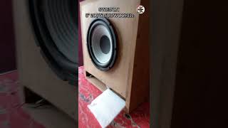 SWETON 8 inch subwoofer sound test extremebasstest [upl. by Yahs368]