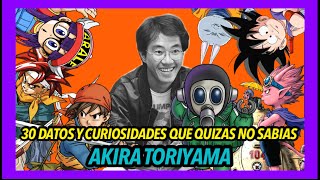 30 Datos y Curiosidades que Quizas no Sabias Akira Toriyama DRAGON BALL [upl. by Silliw]