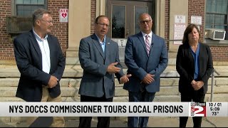 State Dept of Corrections and Community Supervision Commissioner Tours Mohawk Correctional Facility [upl. by Aiahc]