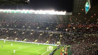 What an atmosphere at Celtic Park  Minute 67 Celtic Barcelona [upl. by Notsuoh]