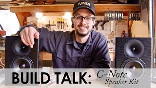 Build Talk  CNote Bookshelf Speaker Kit [upl. by Yenoh]