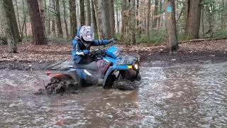 Polaris sportsman 110 mud bog [upl. by Adivad]