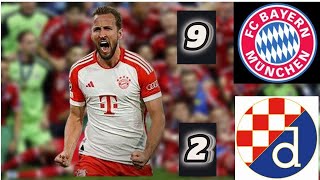 BAYERN MUNICH VS ZAGREB 91 ALL GOAL HIGHLIGHTS MATCH RESUME [upl. by Annayk]