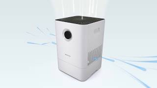 BONECO AIR WASHER W200 luchtbevochtiger  luchtreiniger  Productvideo Vandenborrebe [upl. by Ahouh]