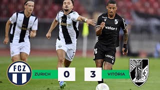 VITORIA SC 3 x 0 FC ZURICH GOLOS  UEFA CONFERENCE LEAGUE [upl. by Decamp521]