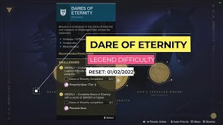 Destiny 2  Blight Destroyed Fateful Spin Triumph  Dares of Eternity Legend Difficulty Week 9 [upl. by Grevera426]