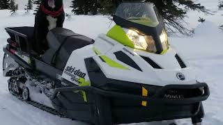 Barkerville Sledding Top of Bowl barkerville tundraxtreme skidootundra sledding [upl. by Sirapal]