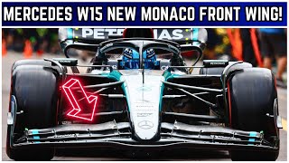 Mercedes Debut NEW FRONT WING In Monaco  F1 2024 [upl. by Cosme]