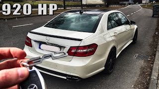 Mercedes E63 AMG 920 HP REVIEW POV Autobahn by AutoTopNL [upl. by Ardna]