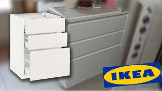 IKEA METOD Kitchen Installation Base cabinet with drawers  montage installation dun meuble bas [upl. by Anivid]