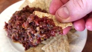 How to make Olive Tapenade Side Dip  Easy Delicious Recipe [upl. by Orran]